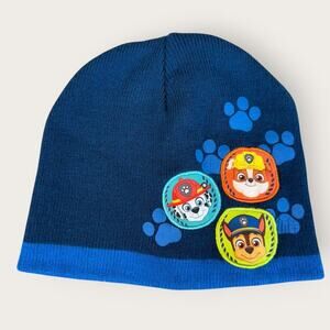Nickelodeon PAW Patrol Beanie Cap Hat Outdoor Knit Boys Toddler Size 2T-5T Blue